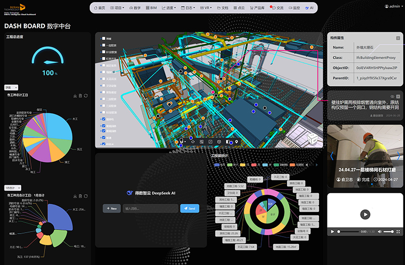 所有施工数据集中展示，让管理高效便捷。